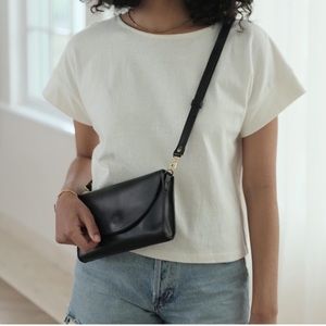 Nisolo Cleo convertible crossbody black